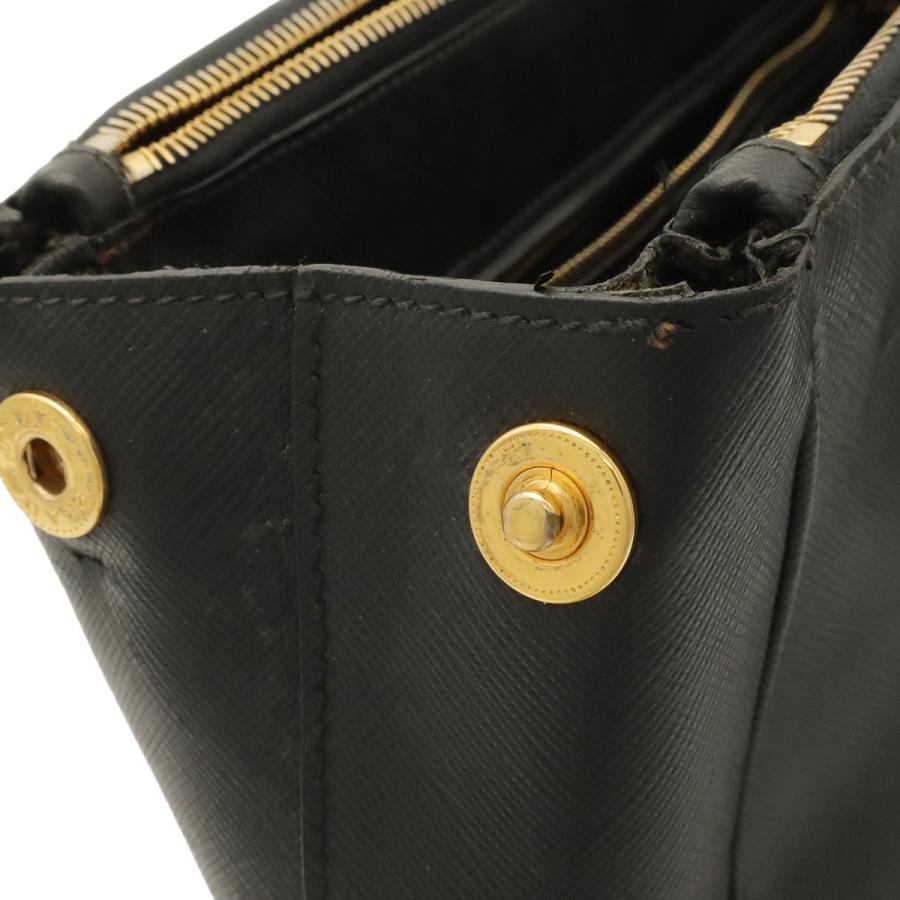 PRADA プラダ SAFFIANO LUX サフィアーノ ハンドバッグ 2WAY ショルダーバッグ レザー NERO 黒 ブラック ゴールド金具 BN2274 | PRADA | 03