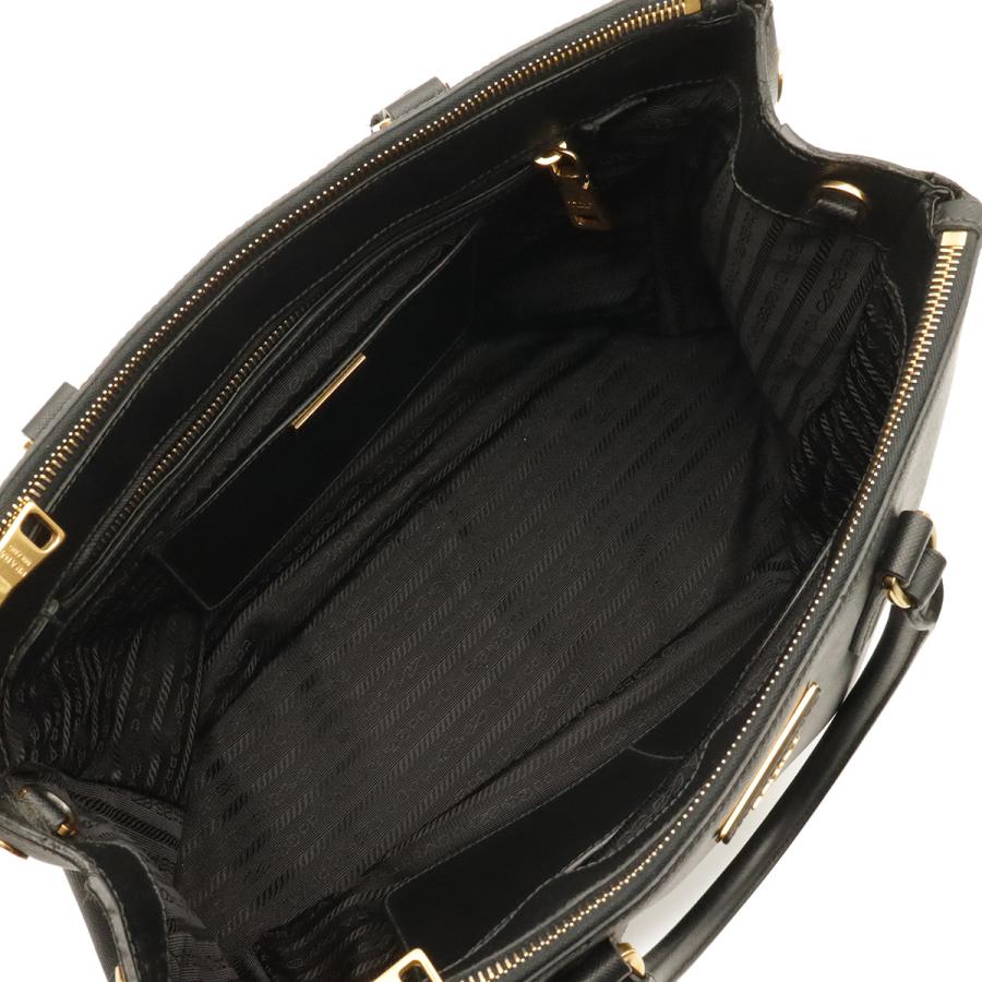 PRADA プラダ SAFFIANO LUX サフィアーノ ハンドバッグ 2WAY ショルダーバッグ レザー NERO 黒 ブラック ゴールド金具 BN2274 | PRADA | 06
