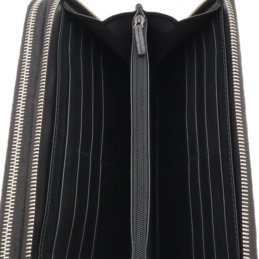 GUCCI グッチ マイクログッチシマ トラベルケース クラッチバッグ セカンドバッグ オーガナイザー 長財布 レザー ブラック | GUCCI | 06