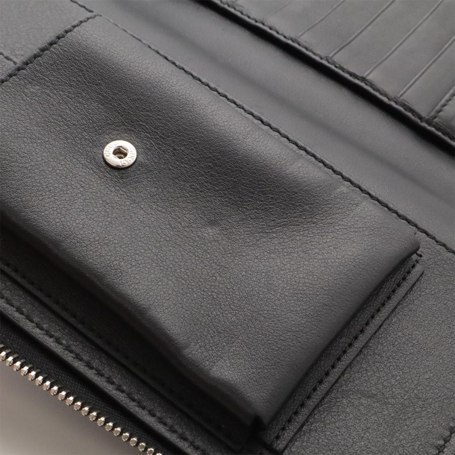 GUCCI グッチ マイクログッチシマ トラベルケース クラッチバッグ セカンドバッグ オーガナイザー 長財布 レザー ブラック | GUCCI | 07