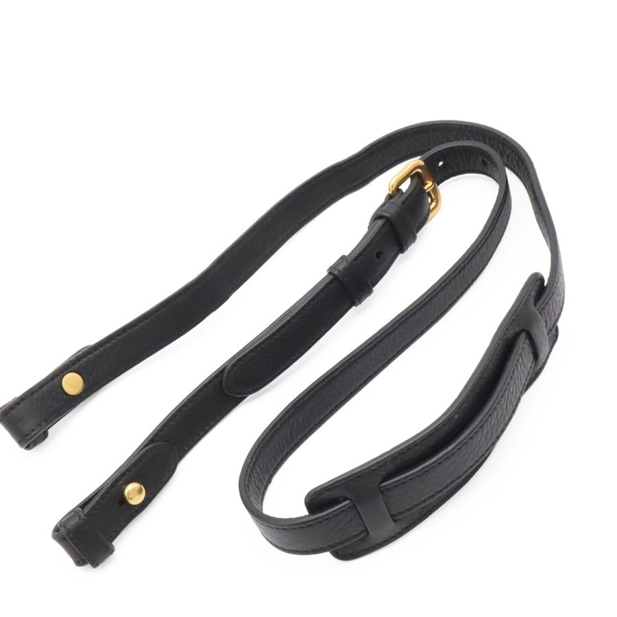 PRADA プラダ VIT.DAINO ハンドバッグ 2WAY ショルダーバッグ ストライプショルダー NERO 黒 ブラック ゴールド金具 1BA111 | PRADA | 08