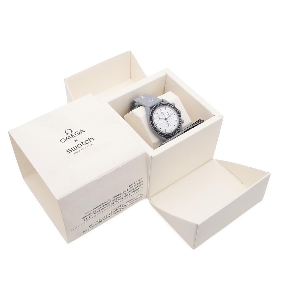 OMEGA オメガ×スウォッチ スピードマスター ムーンスウォッチ 1965 ホワイト文字盤 QZ メンズ 腕時計 S033M106 | OMEGA | 08