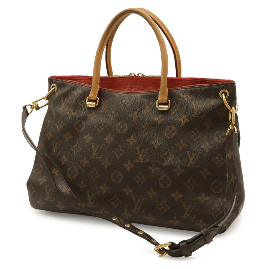 LOUIS VUITTON ルイ ヴィトン モノグラム パラスMM ハンドバッグ 2WAY ショルダーバッグ 斜め掛け レザー スリーズ 赤 レッド M41175 | LOUIS VUITTON | 01