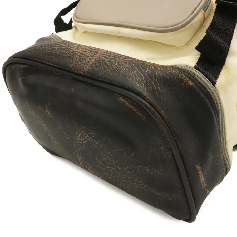 CHANEL シャネル スポーツライン ココマーク バックパック リュックサック ナイロン ラバー アイボリー ブラック グレー A03595 | CHANEL | 02