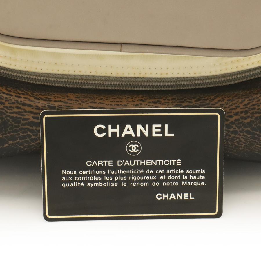 CHANEL シャネル スポーツライン ココマーク バックパック リュックサック ナイロン ラバー アイボリー ブラック グレー A03595 | CHANEL | 08