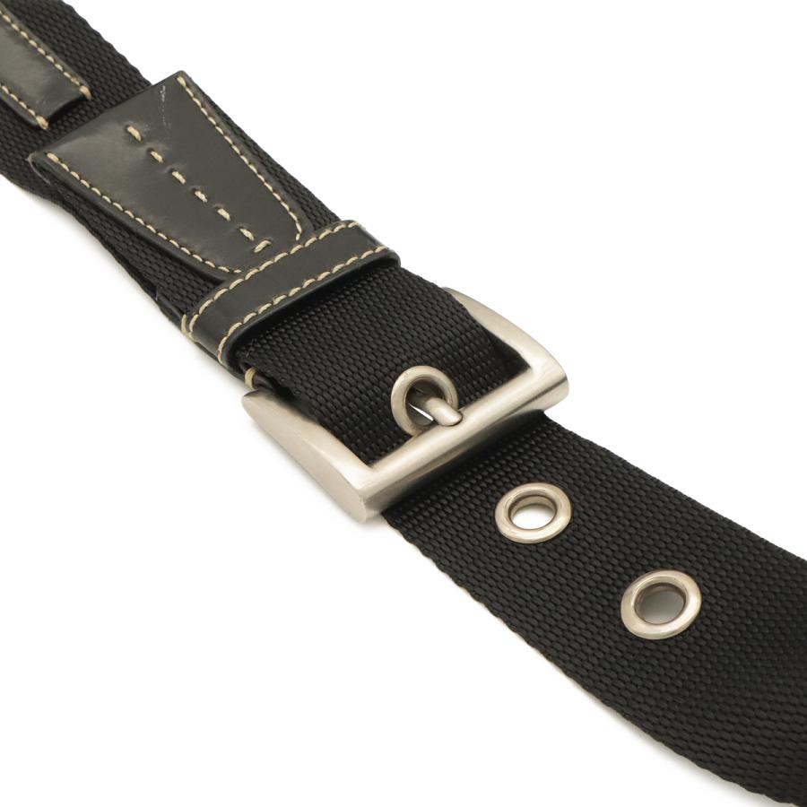PRADA プラダ TESSUTO LIGHT ショルダーバッグ ワンショルダー セミショルダー 肩掛け ナイロン レザー NERO ブラック シルバー金具 | PRADA | 03