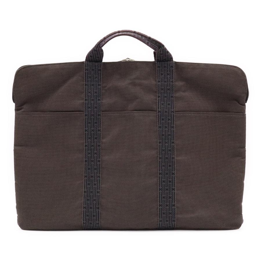 HERMES エルメス エールライン ポルトドキュマン ブリーフケース 書類カバン B3 ハンドバッグ ナイロンキャンバス グレー | HERMES