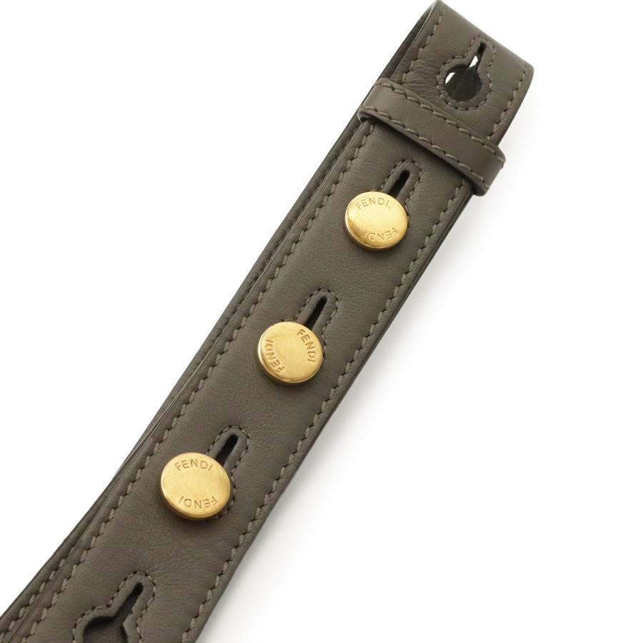 FENDI フェンディ モントレゾール FFロゴ ズッカ バケットバッグ ショルダーバッグ 巾着バッグ 2WAY ハンドバッグ レザー グレー | FENDI | 03