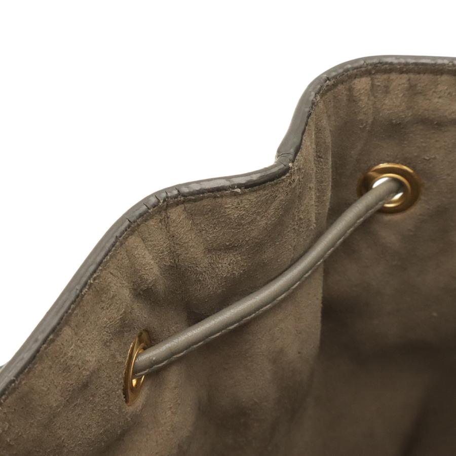 FENDI フェンディ モントレゾール FFロゴ ズッカ バケットバッグ ショルダーバッグ 巾着バッグ 2WAY ハンドバッグ レザー グレー | FENDI | 08