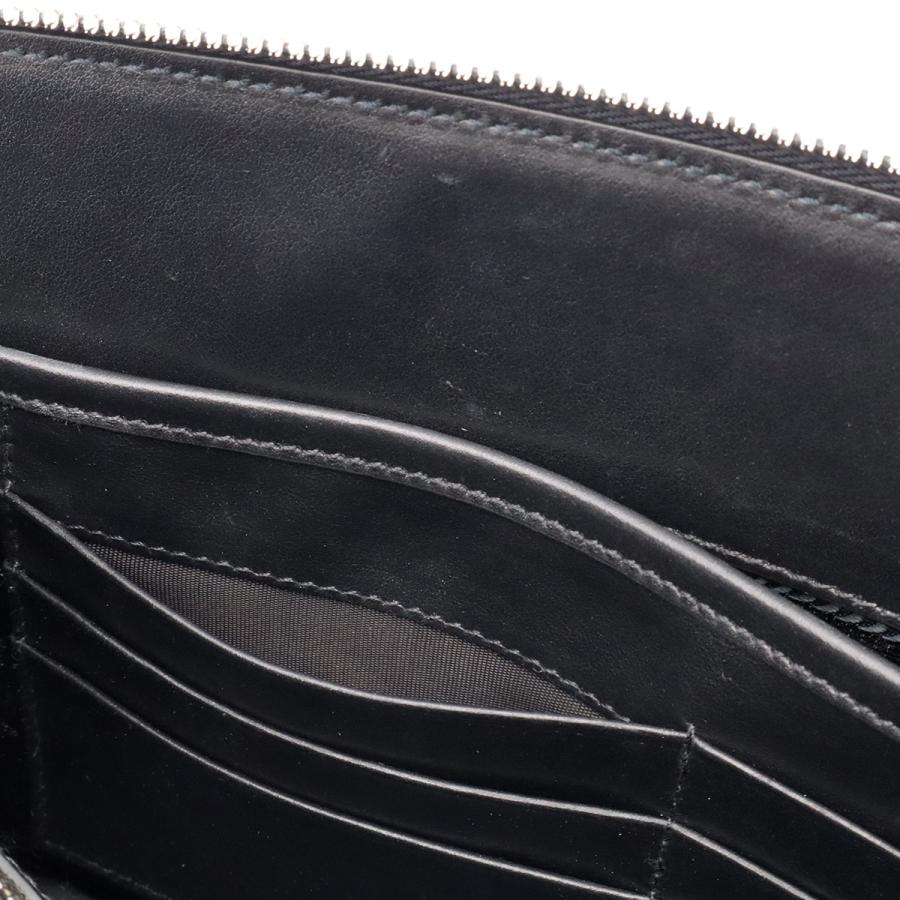 PRADA プラダ PORTER ポーター コラボ サフィアーノ クラッチバッグ セカンドバッグ レザー ネイビー 紺 シルバー金具 2VF056 | PORTER | 07