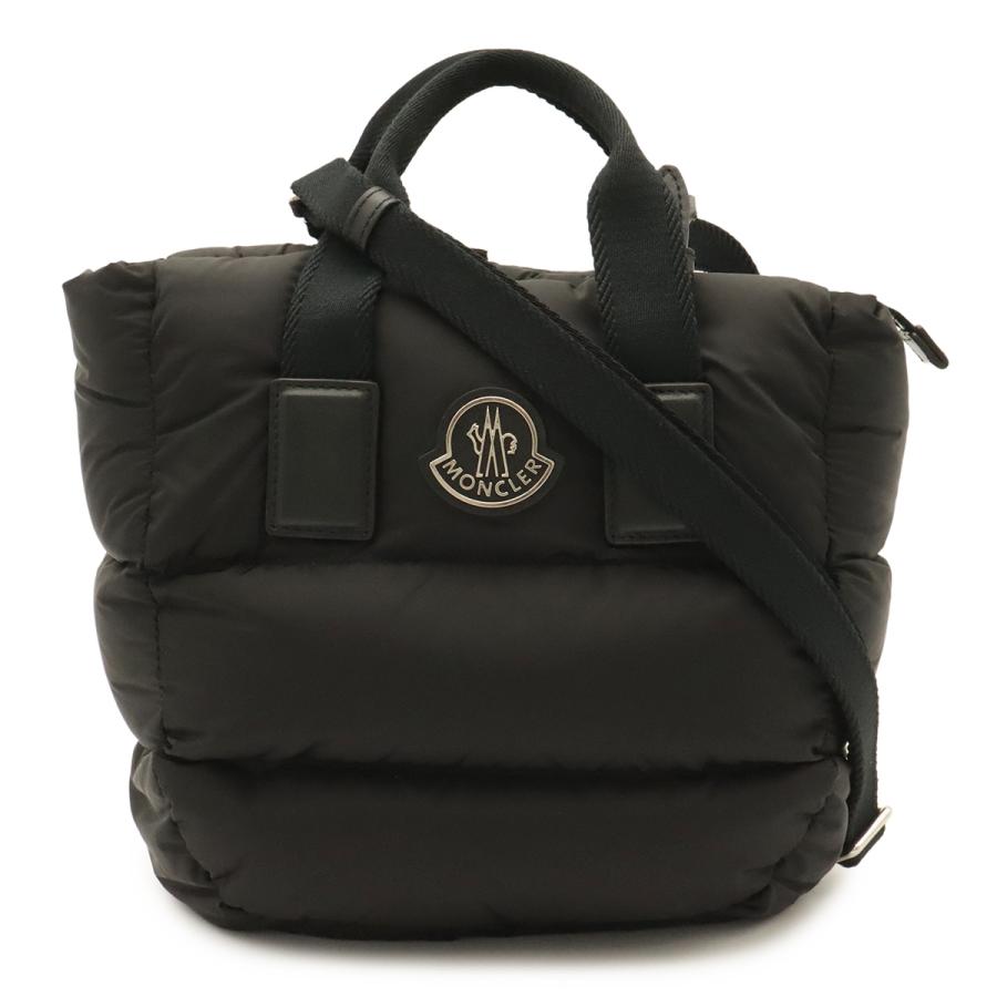 MONCLER モンクレール MINI CARADOC ミニ キャラドック ハンドバッグ ミニトート 2WAY ショルダーバッグ ナイロン ブラック 黒 5L00014 | MONCLER