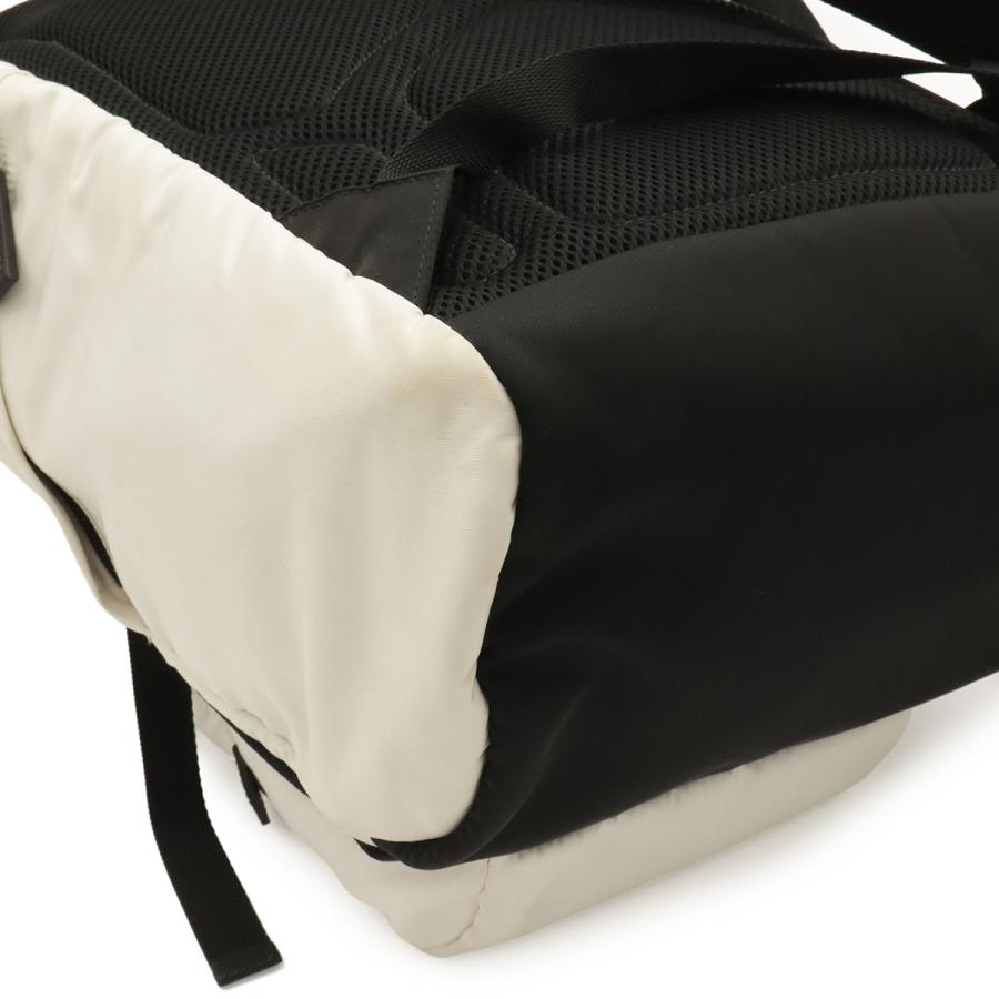PRADA プラダ バックパック リュックサック デイパック ナイロン レザー BIANCO 白 ホワイト シルバー金具 国内ブティック購入品 2VZ135 | PRADA | 02