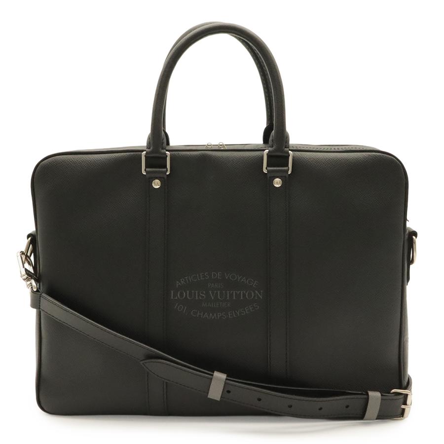 LOUIS VUITTON ルイ ヴィトン タイガ PDV PM ロゴ ビジネスバッグ ブリーフケース 2WAY ショルダーバッグ アルドワーズ 黒 ブラック | LOUIS VUITTON