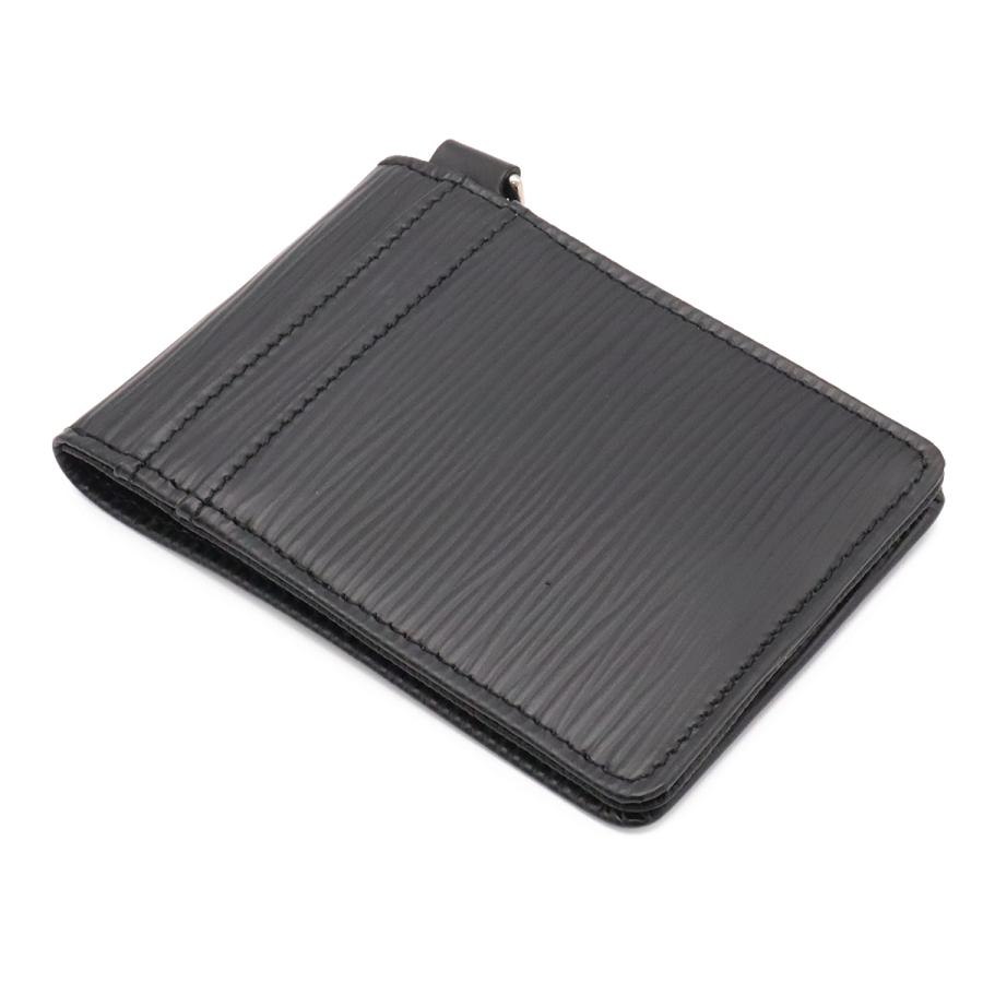 LOUIS VUITTON ルイ ヴィトン エピ ポルトカルトID バンドリエール パスケース カードケース 定期入れ ノワール 黒 ネックストラップ付き | LOUIS VUITTON | 01