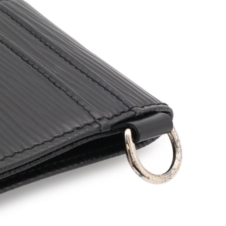LOUIS VUITTON ルイ ヴィトン エピ ポルトカルトID バンドリエール パスケース カードケース 定期入れ ノワール 黒 ネックストラップ付き | LOUIS VUITTON | 04