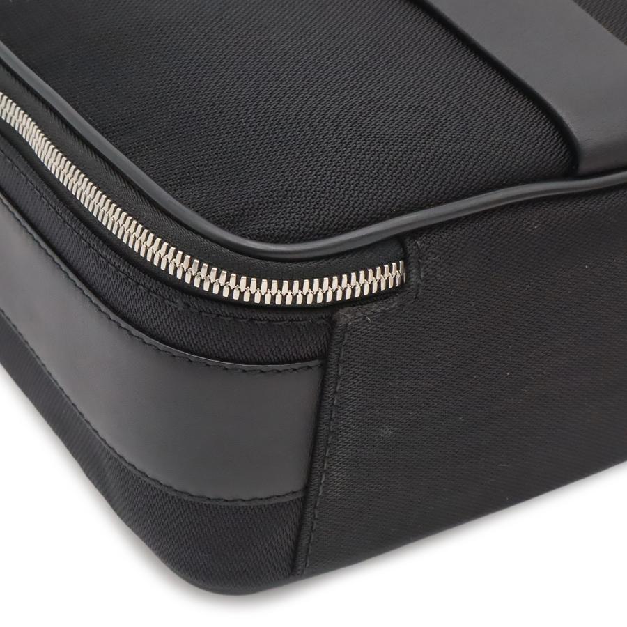 LOEWE ロエベ ロゴ ビジネスバッグ ブリーフケース PCケース 書類カバン ハンドバッグ ナイロンキャンバス レザー ブラック 黒 | LOEWE | 02