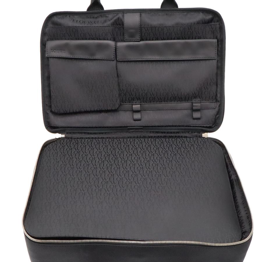 LOEWE ロエベ ロゴ ビジネスバッグ ブリーフケース PCケース 書類カバン ハンドバッグ ナイロンキャンバス レザー ブラック 黒 | LOEWE | 07