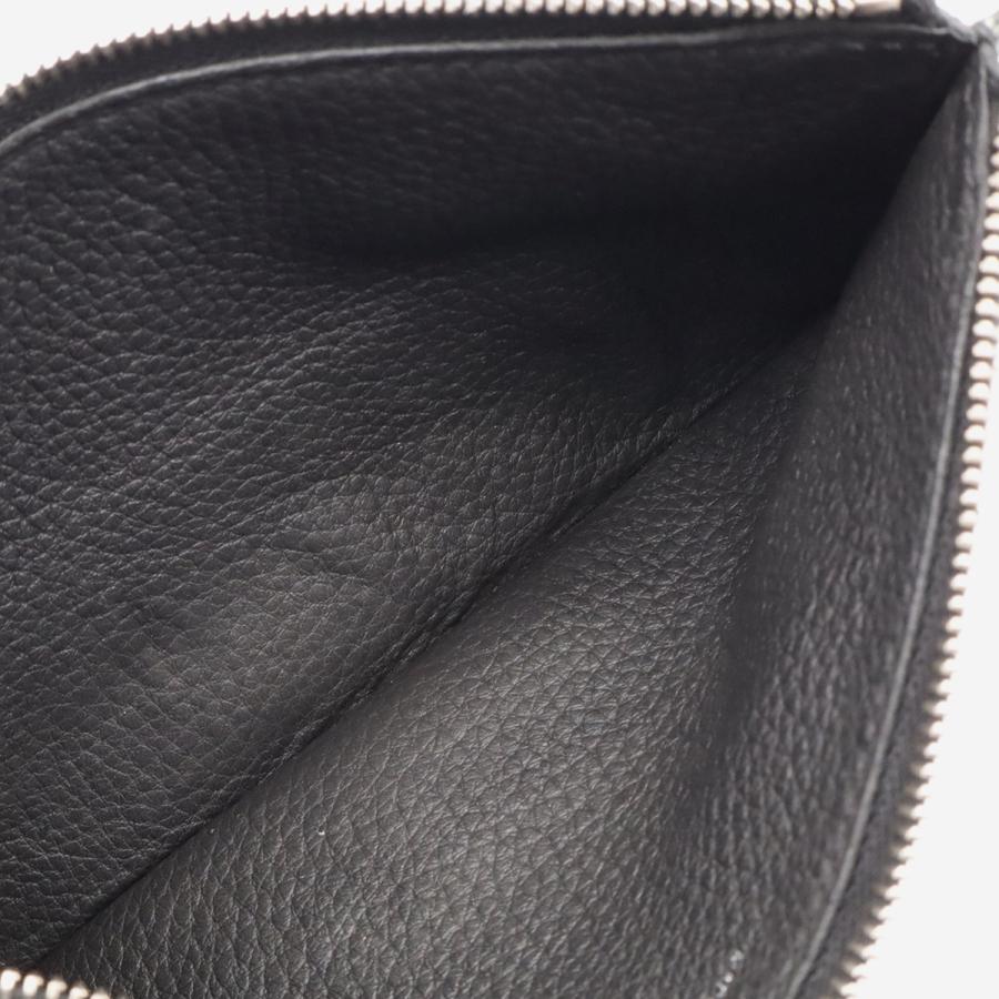 HERMES エルメス ドゴンデュオ ドゴンGM 2つ折長財布 二つ折り長財布 トゴ レザー ブラック 黒 シルバー金具 コインケース付き D刻印 | HERMES | 06