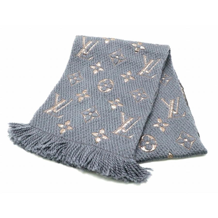 上品】 (アパレル)LOUIS VUITTON (k) グレー ラメ ゴールド シルク3% ウール95% マフラー シャイン モノグラム ヴィトン ルイ - 財布、帽子、ファッション小物 上品】 (アパレル)LOUIS VUITTON (k) グレー ラメ ゴールド シルク3% ウール95% マフラー シャイン モノグラム ヴィトン ルイ - 財布、帽子、ファッション小物