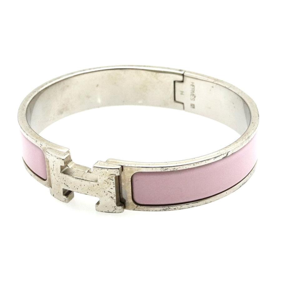 人気の Hermes エルメス クリッククラック クリックアッシュ Pm ブレス ブレスレット バングル 七宝 シルバー色 ピンク 中古 クリアランスバーゲン Www Skylanceronline Com