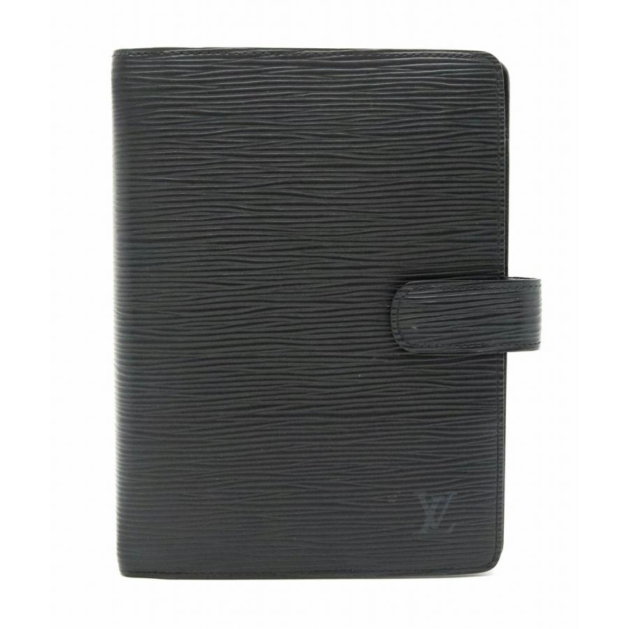 Louis Vuitton ルイ ヴィトン エピ アジェンダmm 手帳カバー 6穴式 システム手帳 レザー ノワール 黒 ブラック ゴールド金具 R042 中古 Blumin 通販 Yahoo ショッピング