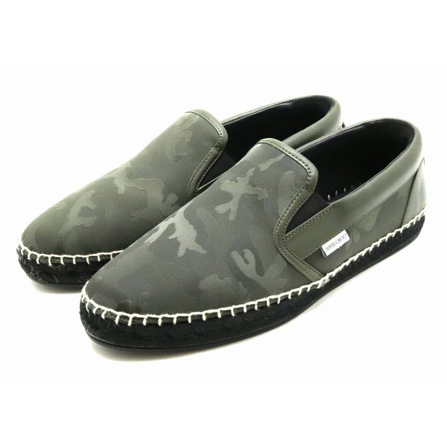 人気新品入荷 JIMMY CHOO VLAD スリッポン エスパドリーユ ストライプ
