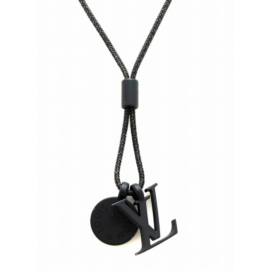 Louis Vuitton ルイ ヴィトン コリエ チャームズ オンザゴー ネックレス ペンダント チョーカー ブラック 黒 M 中古 S Blumin 通販 Yahoo ショッピング
