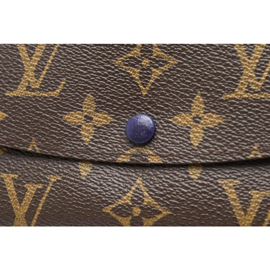 Louis Vuitton ルイ ヴィトン モノグラム ポルトフォイユ エミリー 2つ折長財布 ブルー 青 M 中古 Blumin 通販 Yahoo ショッピング