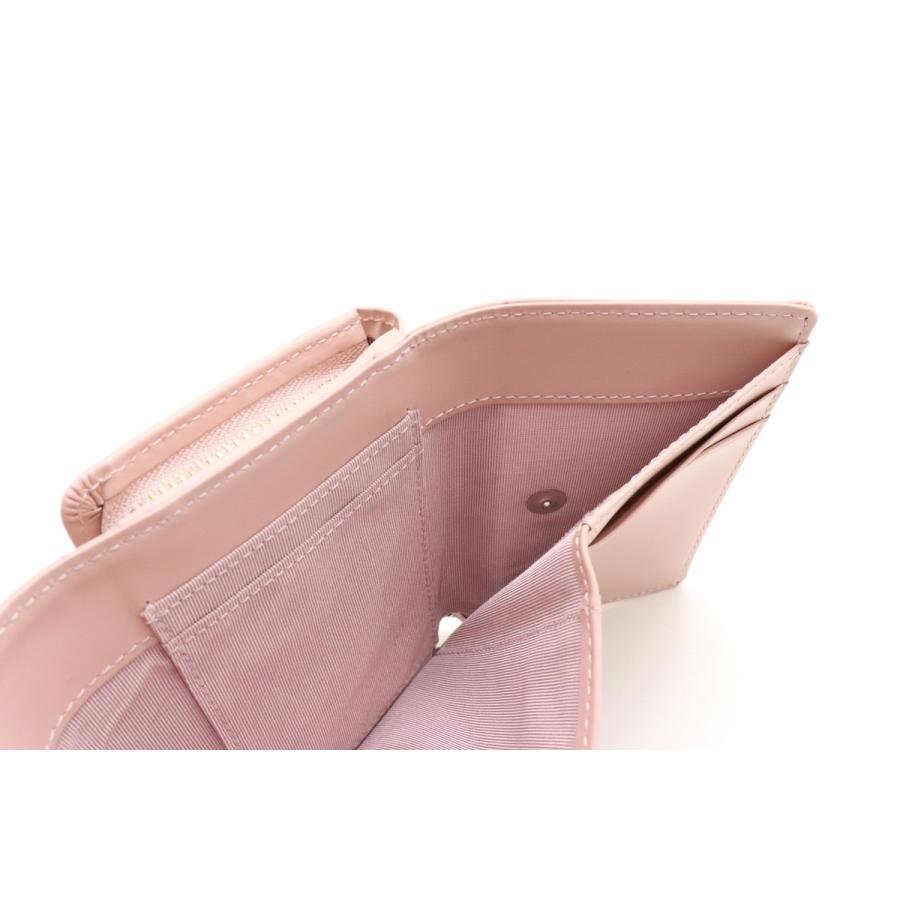 Samantha Thavasa サマンサ タバサ ディズニー コラボ ミッキー ミニー コレクション 二つ折り財布 Pvc ピンク Blumin 通販 Yahoo ショッピング