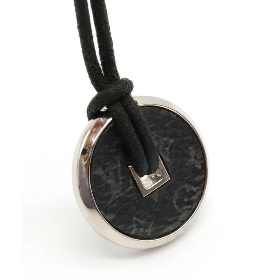 Louis Vuitton ルイ ヴィトン モノグラムエクリプス コリエ コイン ネックレス ペンダント チョーカー カーフレザー M625 中古 Blumin 通販 Yahoo ショッピング