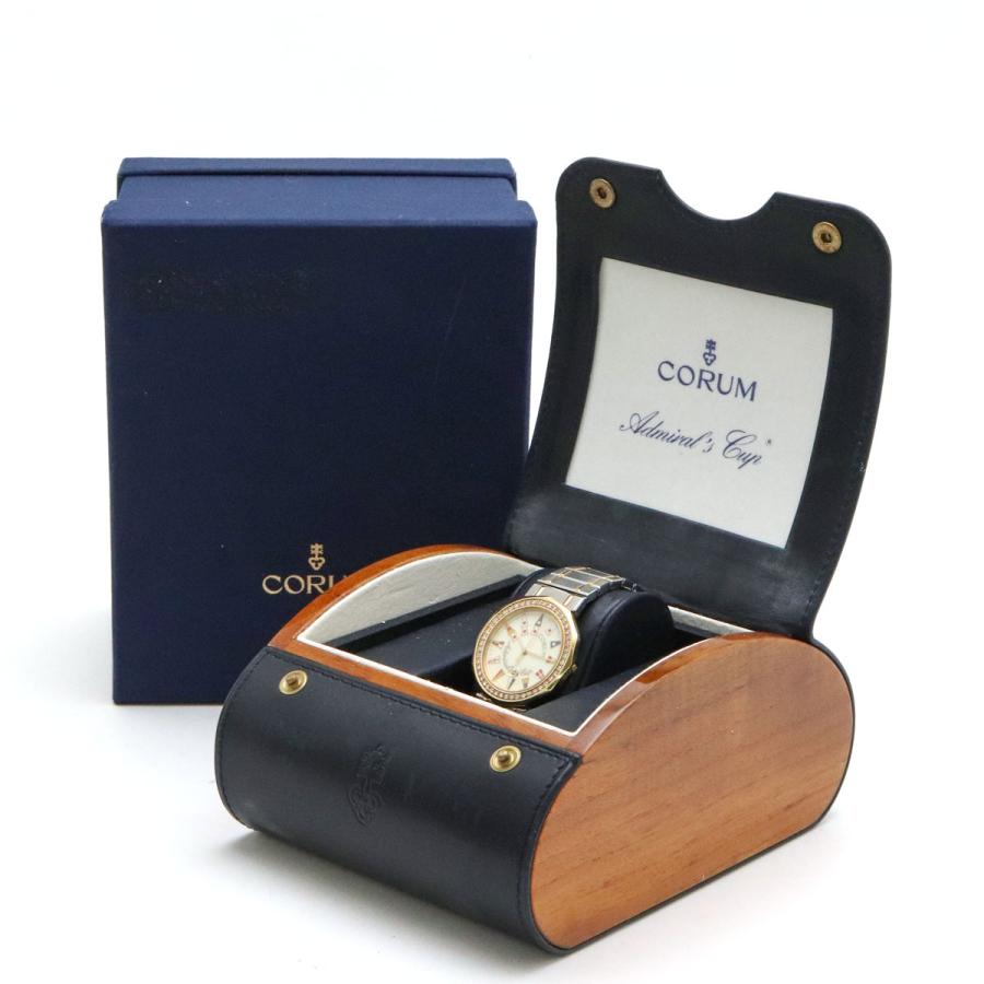 超人気 メンズ ベゼルダイヤ アイボリー文字盤 Ss イエローゴールド K18yg アドミラルズカップ コルム Corum Qz 中古 28v 52 39 812 腕時計 クォーツ メンズ腕時計 Chescotimes Com