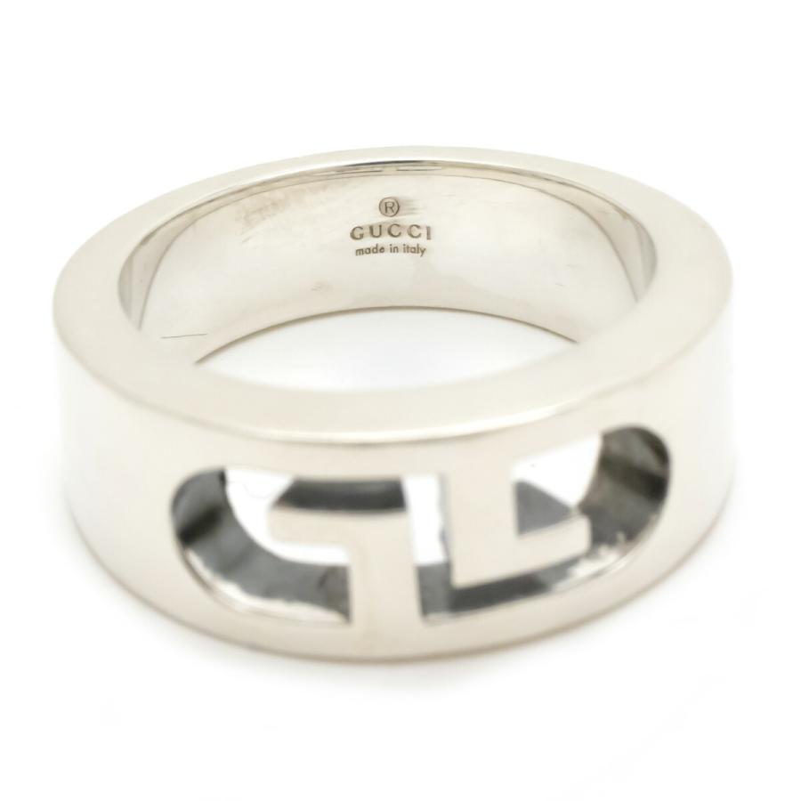 Gucci グッチ ダブルg ロゴ リング 指輪 Sv925 シルバー 19号 19 中古 Blumin 通販 Yahoo ショッピング