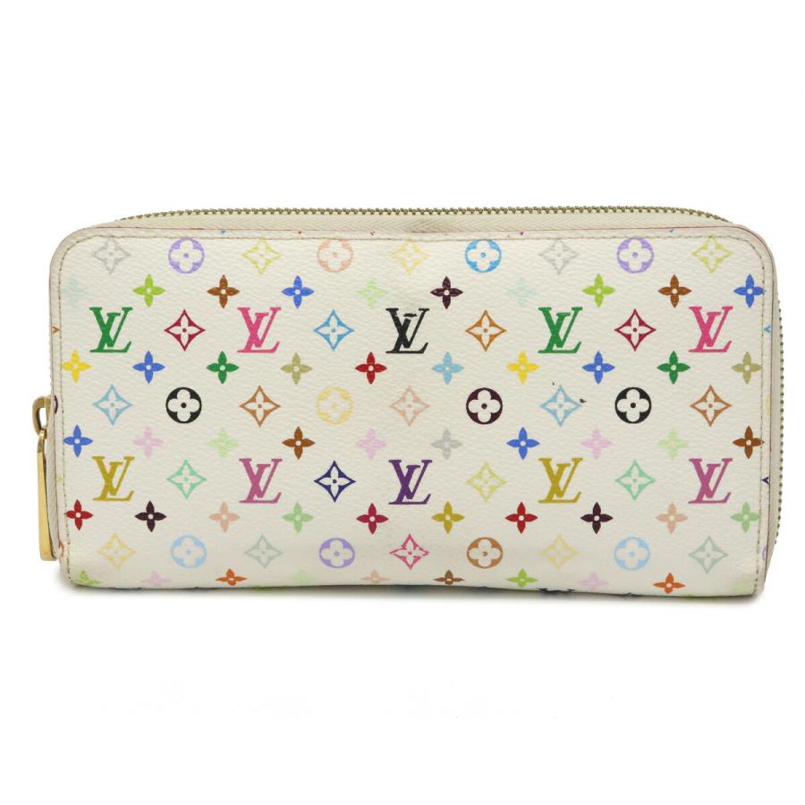 Louis Vuitton ルイ ヴィトン モノグラムマルチカラー ジッピーウォレット ラウンドファスナー ブロン リッチ 白 ホワイト ピンク M 中古 Blumin 通販 Yahoo ショッピング
