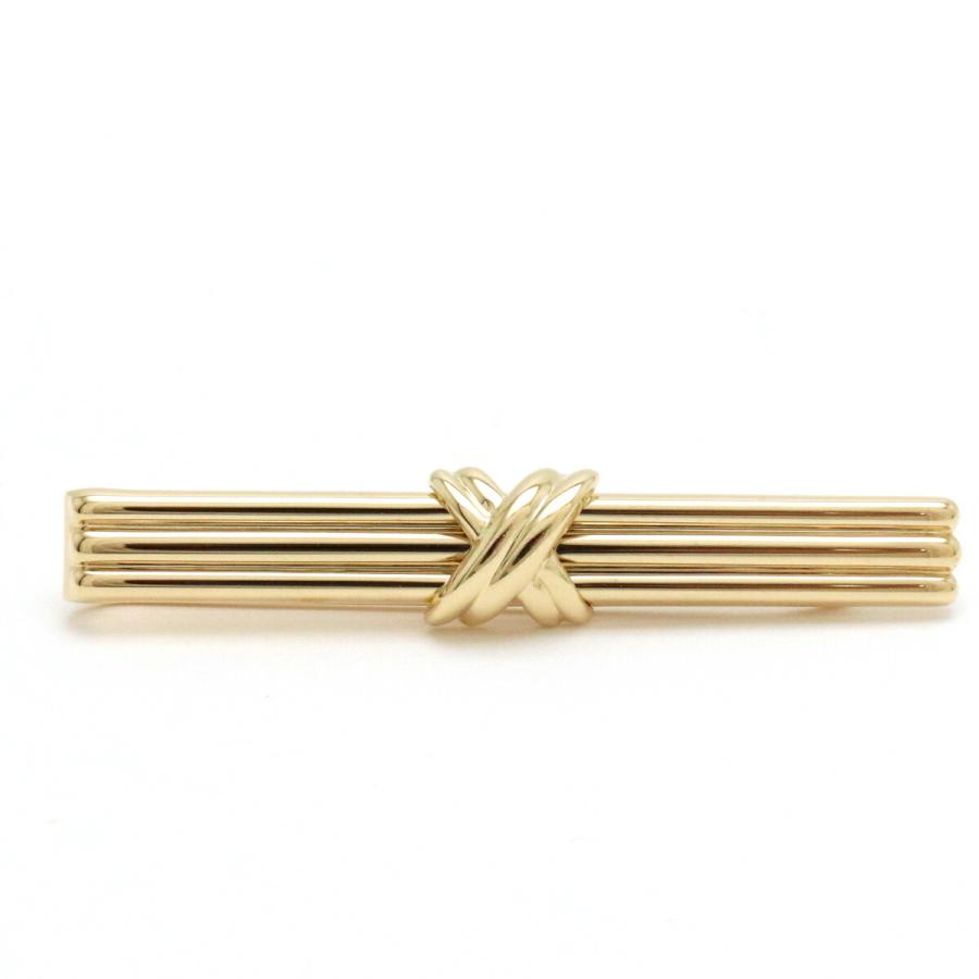 宅送 Tiffany Co ティファニー シグネチャー ネクタイピン タイピン タイバー K18yg イエローゴールド 高級感 Www Aproniaperu Com