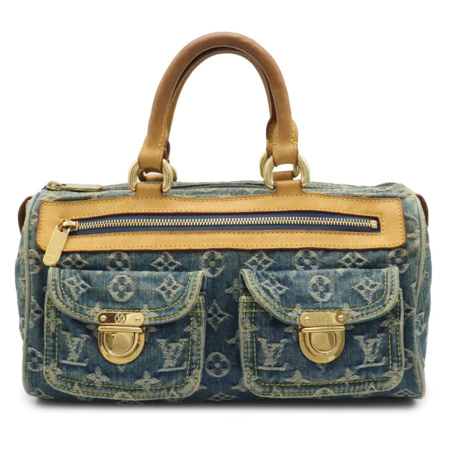 当季大流行 モノグラムデニム ヴィトン ルイ Vuitton Louis ネオスピーディ 中古 M ブルーデニム 青 ミニボストンバッグ ハンドバッグ バッグ Marinautodetailing Com