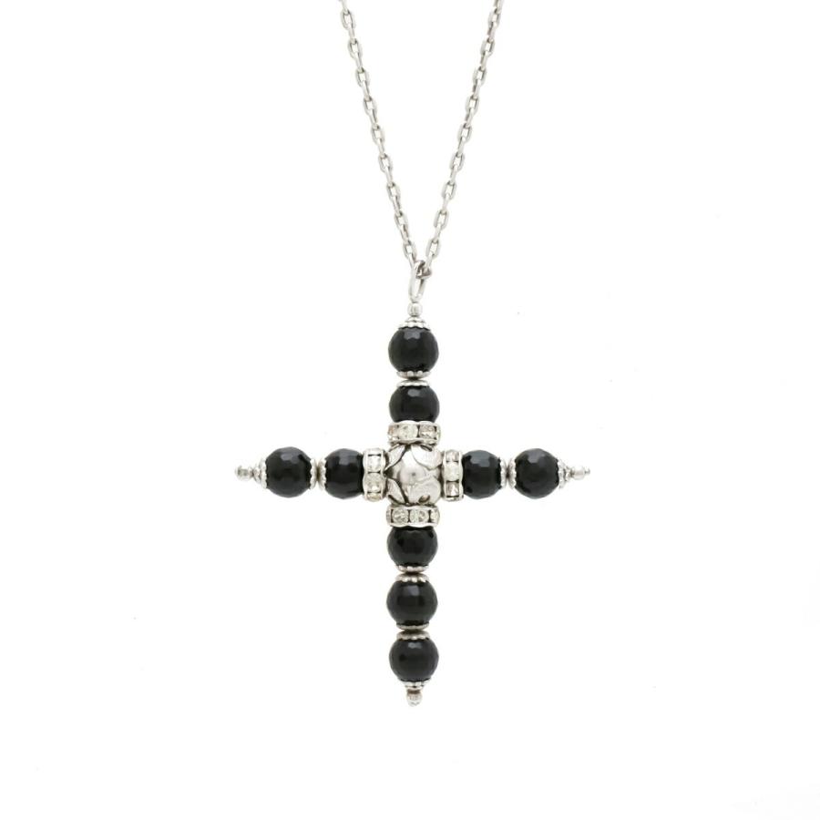 Dolce Gabbana ドルチェ ガッバーナ ドルガバ D G クロス 十字架 ネックレス ペンダント ラインストーン Sv925 シルバー 中古 3555 Blumin 通販 Yahoo ショッピング