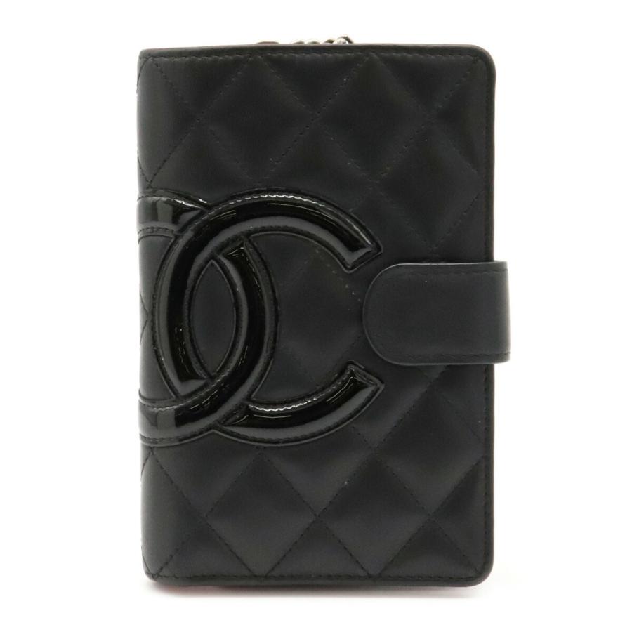 初売りセール Chanel シャネル カンボンライン ココマーク ラウンドファスナー 2つ折財布 レザー カーフスキン エナメル 黒 ブラック ピンク A 中古 3573 Blumin 通販 Yahoo ショッピング 注目の Chickencoophollysprings Com