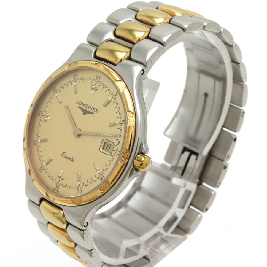 LONGINES ロンジン コンクエスト デイト SS GP コンビ ゴールド