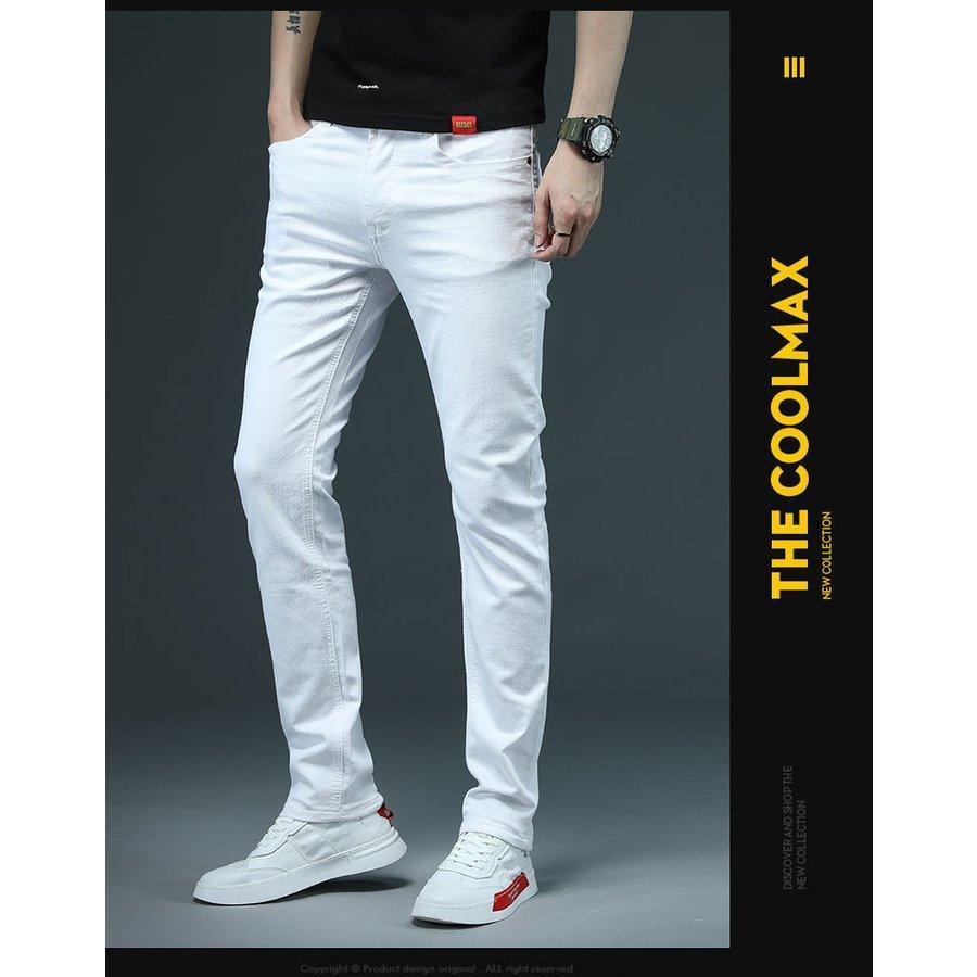 出色 ホワイトジーンズ メンズ デニムパンツ ジーンズ ストレッチ ビジネス ホワイト 白 ズボン 爽やか 薄手 春 夏 Aynaelda Com