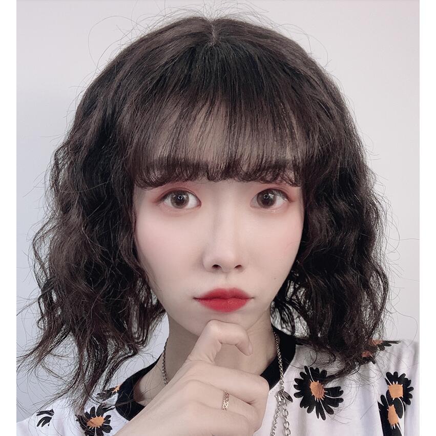 ウィッグ 自然な人毛100%フルウィッグ 人毛 自然 医療用 円形脱毛症 ボブ ミディアム ショート レディース 