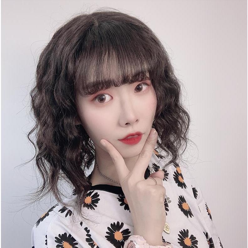 ウィッグ 自然な人毛100%フルウィッグ 人毛 自然 医療用 円形脱毛症 ボブ ミディアム ショート レディース 