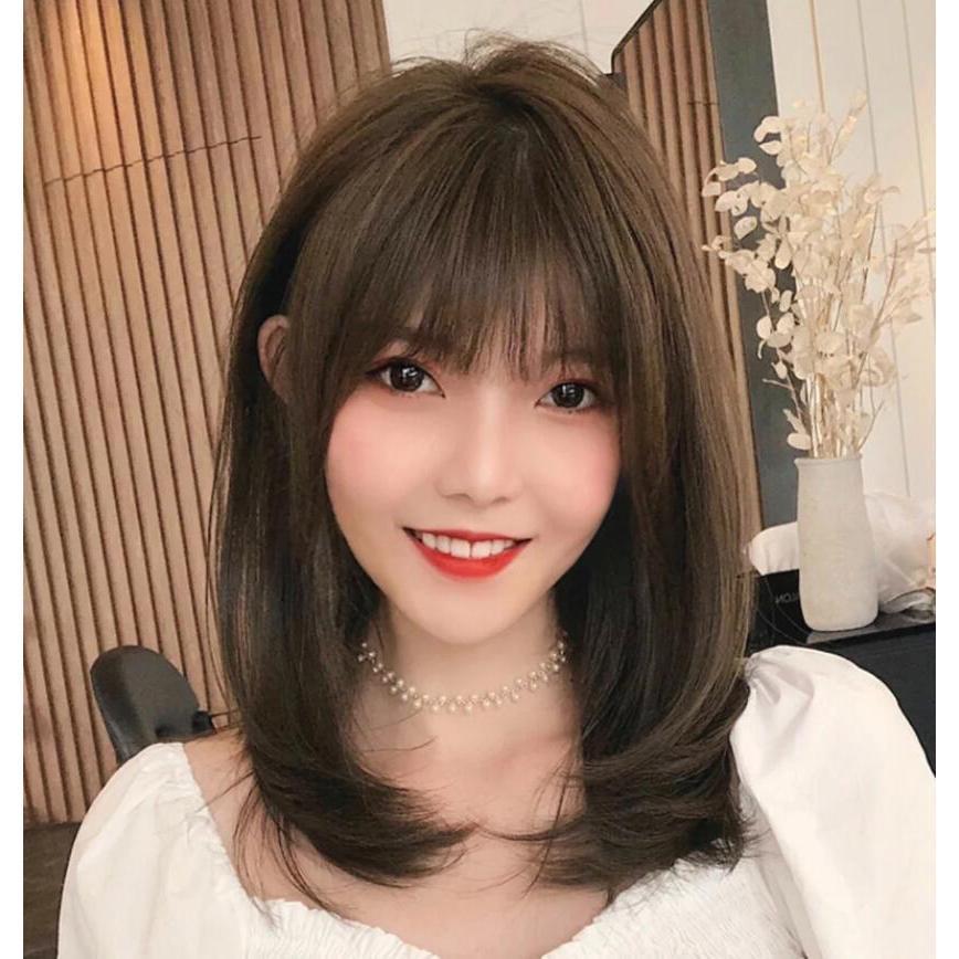 ウィッグ 自然な人毛100%フルウィッグ 人毛 自然 医療用 円形脱毛症 ボブ ミディアム ショート レディース 