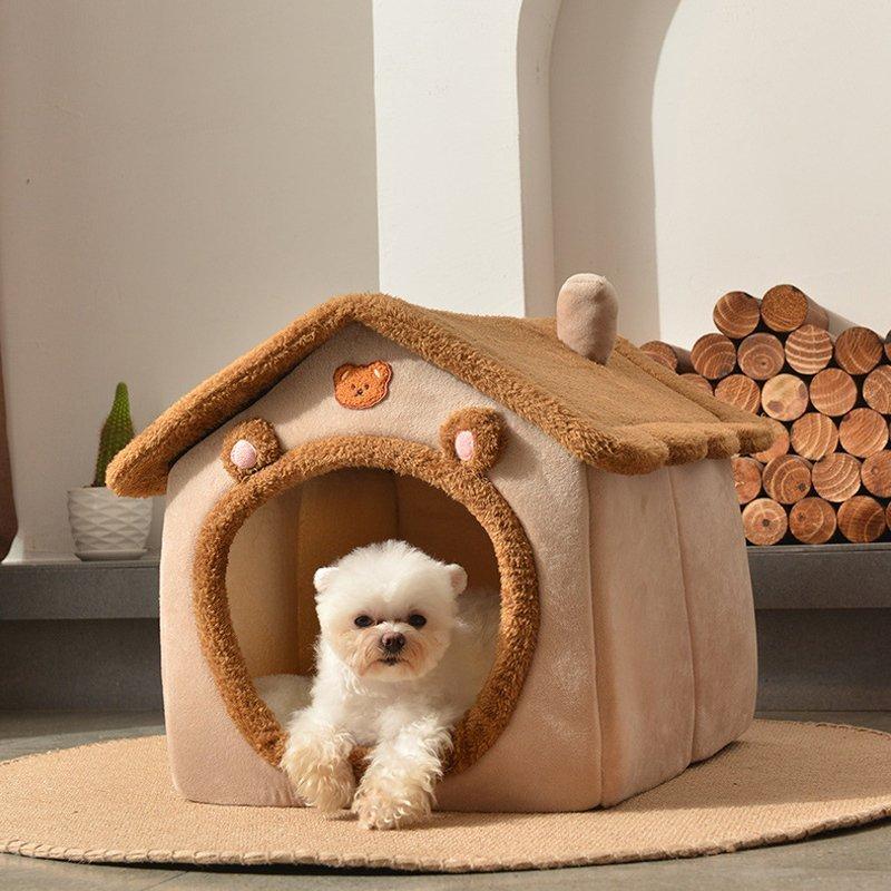 犬 猫 ペットハウス 犬ハウス ペットベッド 犬用 ハウス ペットハウス 春 秋 冬 分解して洗えます 小型犬 犬小屋 室内用 おしゃれ Pxld Blvlストア 通販 Yahoo ショッピング