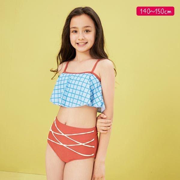 水着 小学生 タンキニ セパレート 上下セット ビキニ 女の子 チェック フリル 子供用 キッズ水着 可愛い ジュニア おしゃれ インスタ映え 動きやすい 海 プール Ouihu38fh1 Godawaripowerispat Com