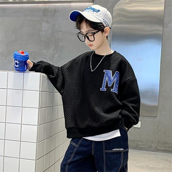 子供服 トップス 長袖 春 秋 小学生 中学生 男子 メンズ キッズ 薄手 トレーナー 男の子 ホワイト ブルー ブラック 白 青 黒 おしゃれ かっこいい ワンポイント Zrgr94qvmp 子ども服 Yummums Hu