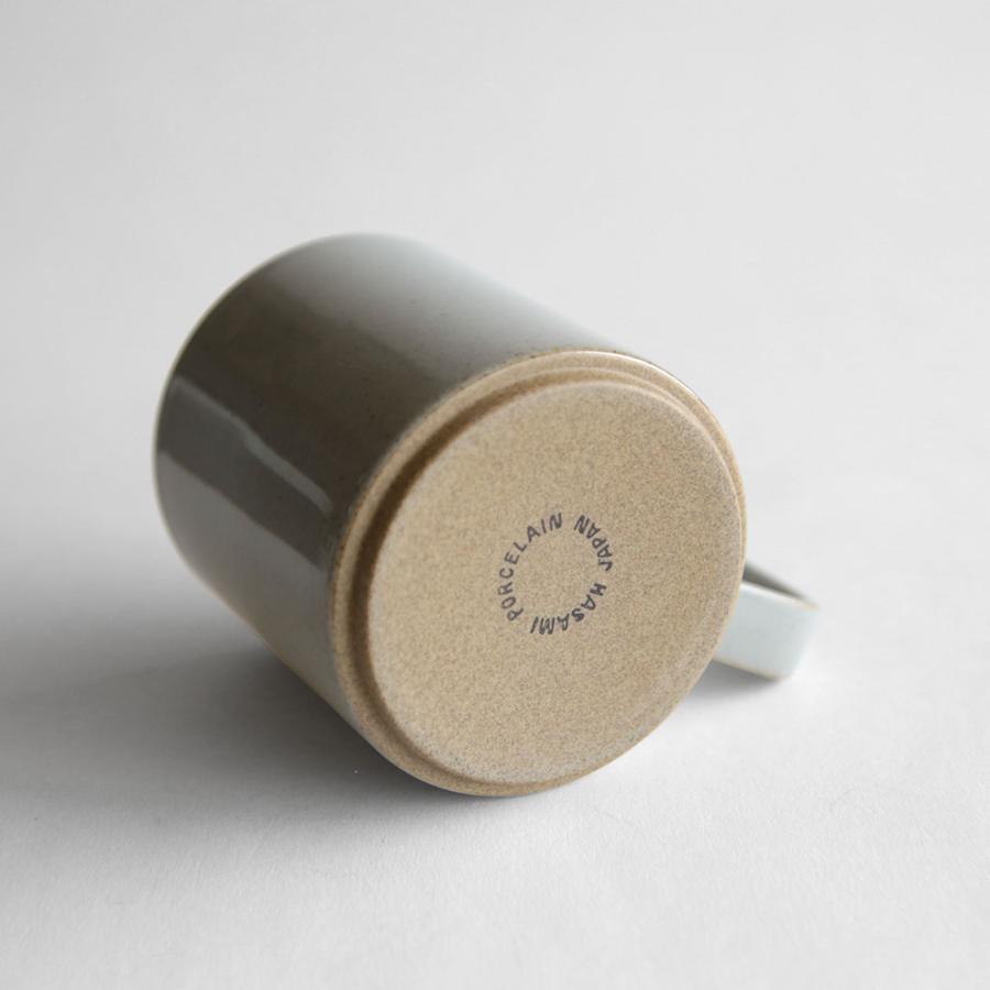 ハサミポーセリン HASAMI PORCELAIN マグカップ Mサイズ グロスグレー クリア HPM020 Mug Cup | 118404 | HASAMI PORCELAIN | 04