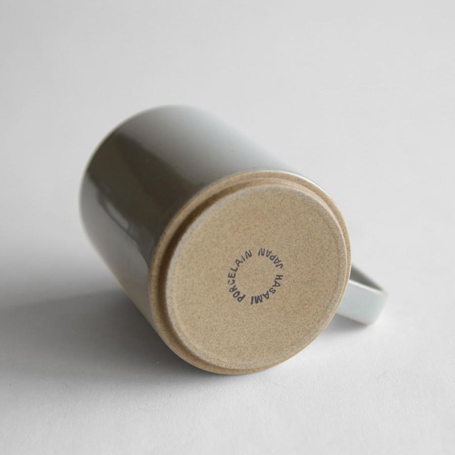 ハサミポーセリン HASAMI PORCELAIN マグカップ L 450ml グロスグレー HPM021 波佐見焼 食器 電子レンジ対応 食洗機対応 スタッキング ギフト シンプル｜118405 | HASAMI PORCELAIN | 04