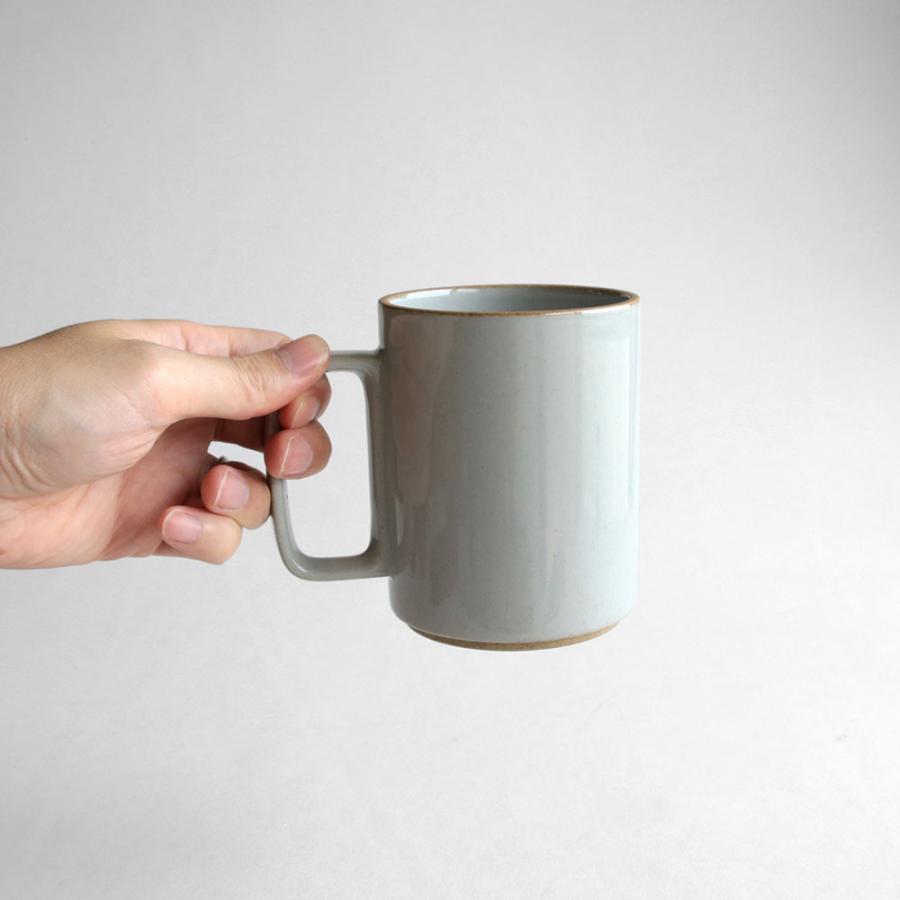 ハサミポーセリン HASAMI PORCELAIN マグカップ L 450ml グロスグレー HPM021 波佐見焼 食器 電子レンジ対応 食洗機対応 スタッキング ギフト シンプル｜118405 | HASAMI PORCELAIN | 05