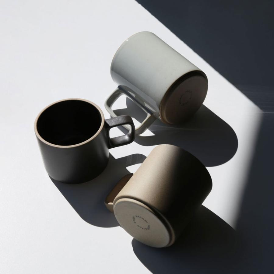ハサミポーセリン HASAMI PORCELAIN マグカップ L 450ml グロスグレー HPM021 波佐見焼 食器 電子レンジ対応 食洗機対応 スタッキング ギフト シンプル｜118405 | HASAMI PORCELAIN | 09