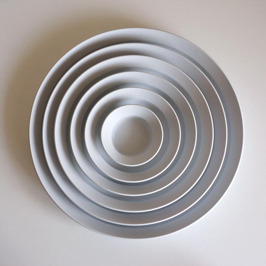 1616/arita japan / TY Standard ラウンドディーププレート240 Plain Gray 有田焼 TYスタンダード Round Deep Plate | 118514 | 1616 / arita japan | 02